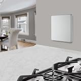 BG Electrical Single Screwless Blank Plate Brushed Steel Slimline view 5