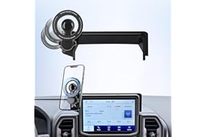 Masergogo Car Phone Mount for Ford Bronco Sport (2021-2024) with 8-inch Screen Fixed Clip | Phone Holder Compatible with MagS