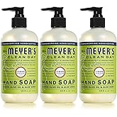 MRS. MEYER'S CLEAN DAY Liquid Hand Soap, Cruelty-Free, and Biodegradable Hand Wash Made with Essential Oils, Lemon Verbena Sc