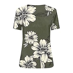 Dark Green Summer Tops for Women Trendy Spring