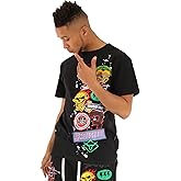 SCREENSHOT-TEE3202SS Mens Hip-Hop NYC Streetwear Urban Varsity Racing Premium Tee