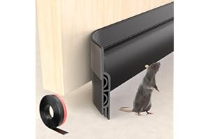 KNEELISA 78" Black Under Door Draft Stopper for Exterior Doors,Door Sweep Sound Proofing for Bottom of Door,Door Soundproofing Noise Blocker,Under Door Gap Filler Soundproof Seal Strip