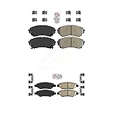 AmeriBRAKES Front Semi-Metallic Rear Ceramic Disc
