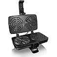 Chef's Choice Pizzelle Maker Toscano PizzellePro Features Nonstick Surface and Even Heating for Two Baked Treats in Seconds, 