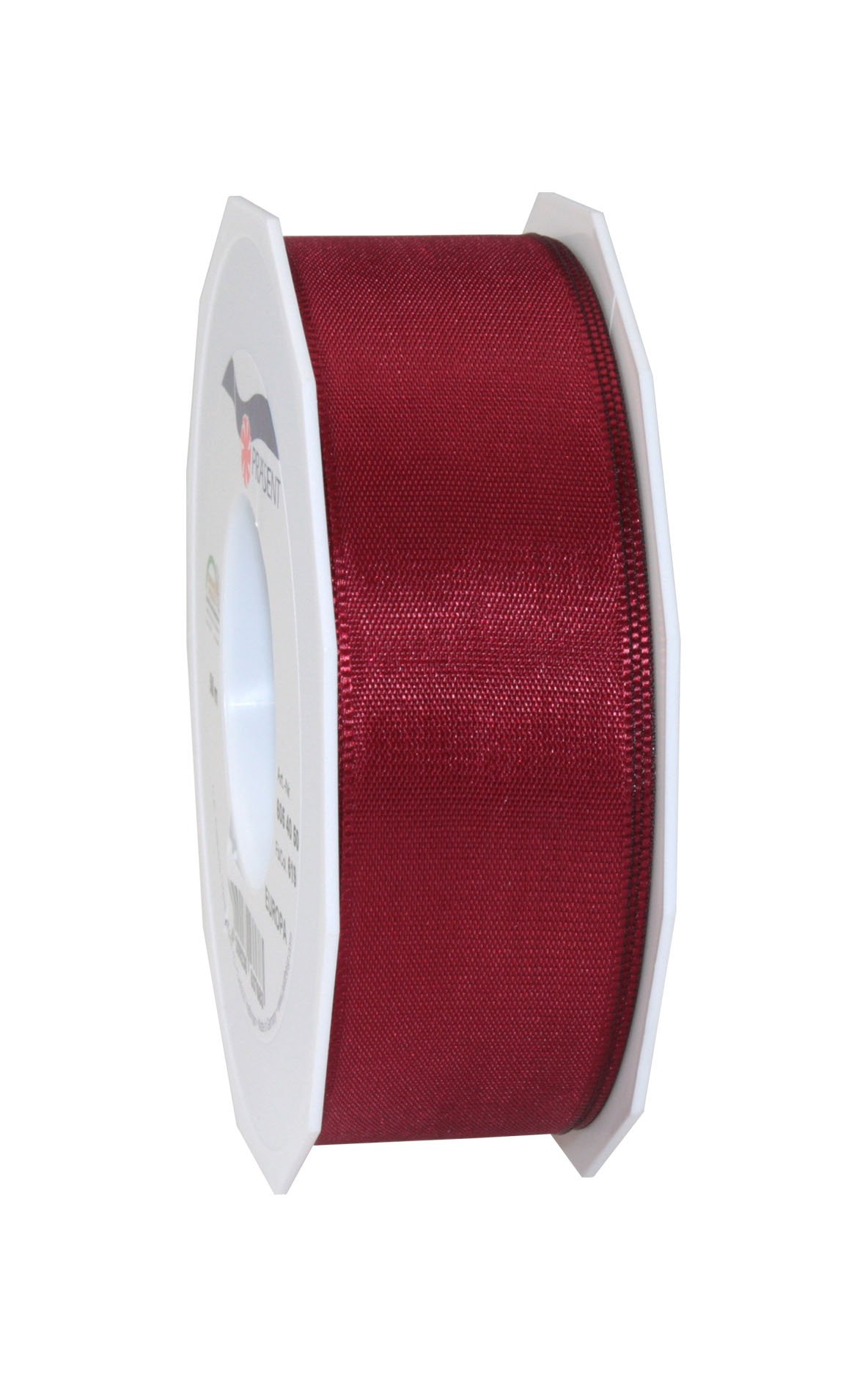C.E. Pattberg Präsent - Europa Taffeta Ribbon Bordeaux 40 mm width, 50 m length — image 1