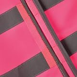 Yoko Hi-Vis Childrens Kids Reflective Waistcoat Fluorescent Pink Size S view 7