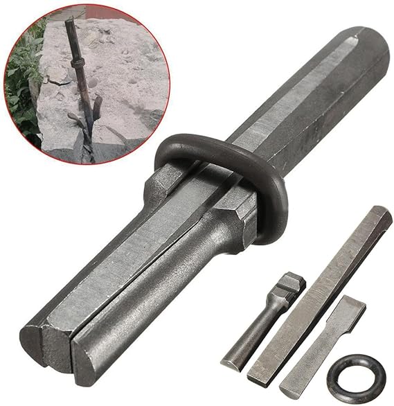 Cunei Per Spaccare Pietra - 10 Pezzi, Acciaio Cromo Vanadio, 16mm Diametro - Foto 3