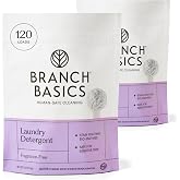 Branch Basics Laundry Detergent &ndash; 2 Pack (4lbs each) | Fragrance-Free | Plant &amp; Mineral-Based Formula | Lifts Stains &amp; Removes Odor | Safe for Sensitive Skin | Optimized for Cold Water