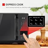 Toshiba Black Mirror Microwave 20L 800W 11 Power Levels One Touch Auto Menus view 6