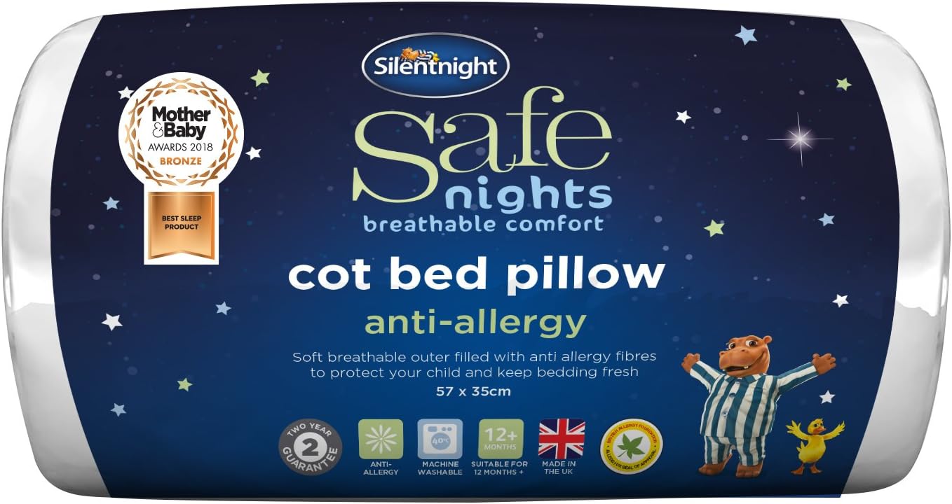 silent night cot bed pillow