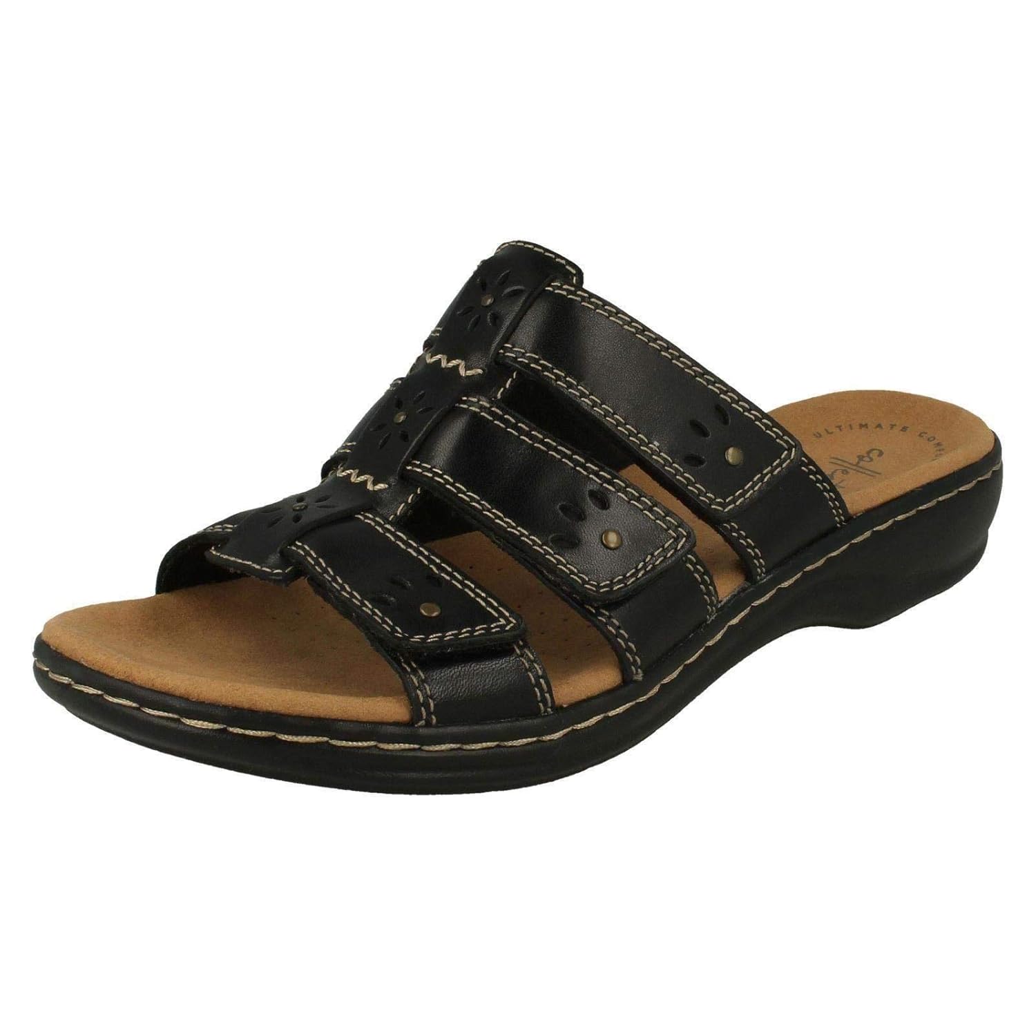 Clarks Ladies Slip On Mule Sandals Leisa Spring Amazon.co.uk Shoes & Bags