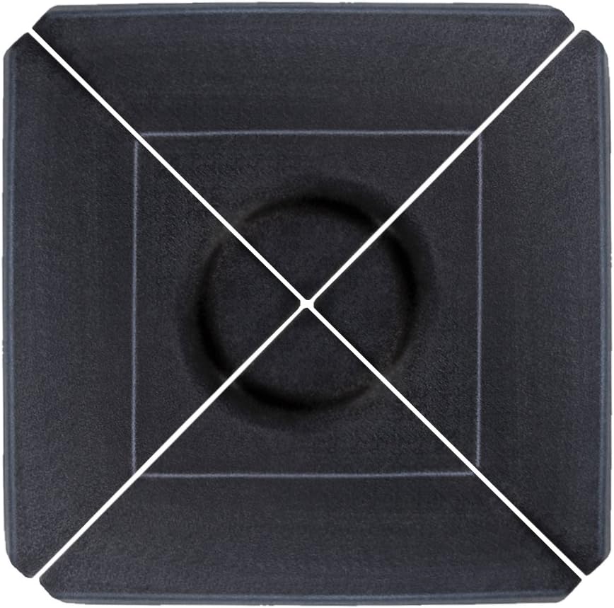 Amazon Com Le Papillon 4 Pieces Cantilever Offset Umbrella Base Weight Plate Black Garden Outdoor