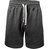 PROGO USA Men’s Shorts – Classic Fleece Workout Shorts - Men Shorts Casual with Elastic Waist