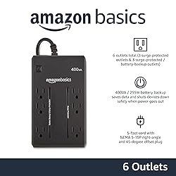 Amazon Basics UPS Battery Backup & Surge Protector