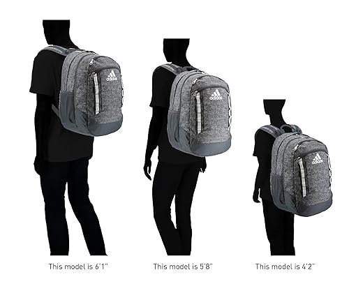 adidas Excel Backpack Durable Large Athletic Student Laptop Book