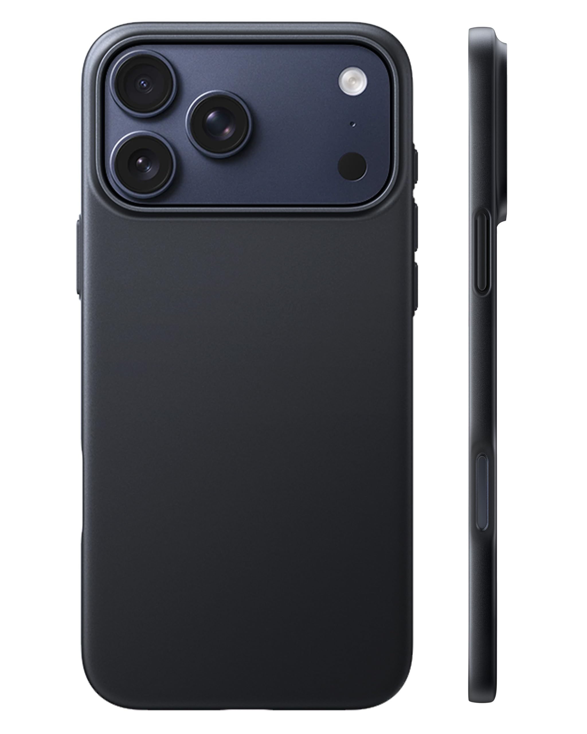 Photo 1 of TORRAS for iPhone 17 Pro Case, Slim Fit, Ultra Thin Lightweight Minimal Design, Secure Grip & Silky Touch, Anti-Scratch Hard PC Cover for iPhone 17 Pro Phone Case 6.3in, OriginFit, Black