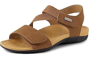 mysoft Women's Arch Support Sandals Orthotic Comfortable Walking Sandals Lightweight Adjustable Summer Outdoor Shoes