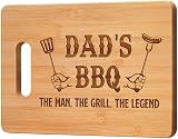 Gleevara Bamboo Chopping Board for Dad - Unique Gift from Daughter Son
