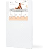 Dream On Me Holly 3” Mini/Portable Crib Mattress, Greenguard Gold & BSA Certified, Fits Portable & Mini Cribs, Lightweight Fi