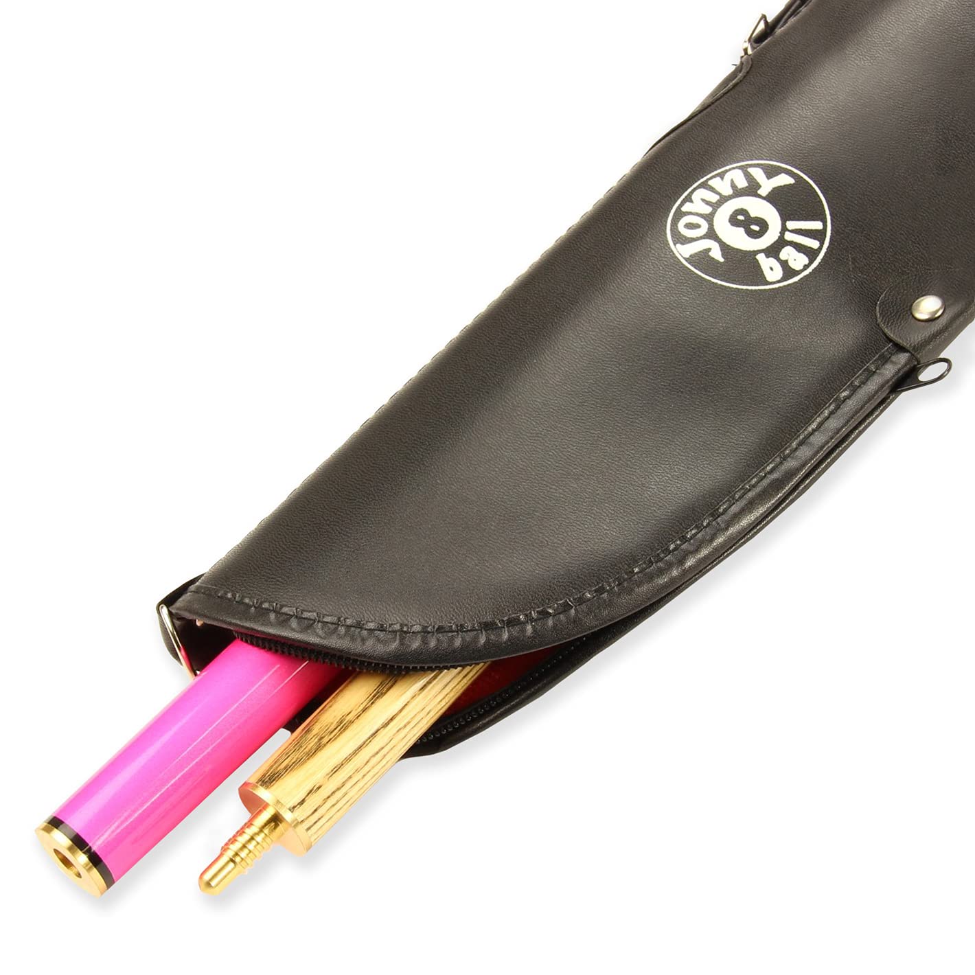 Jonny 8 Ball 48 Inch PINK JUNIOR TRIAD 3 Section Pool Snooker Cue & SOFT CASE