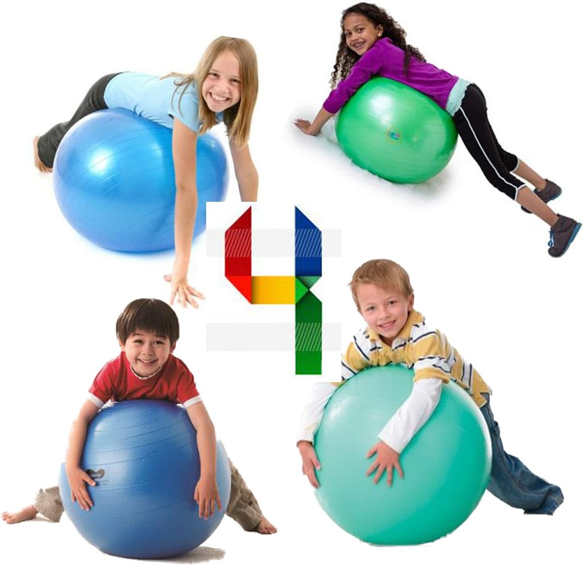 Amazon Imakim ｓ バランスボール 子供用 柔軟性 姿勢 歪みの解消 65cm 色 ブルー Imakim ｓ バランスボール