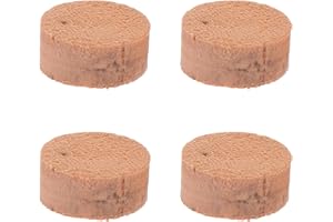 INOOMP Tuba Water Key Pad Cork Cushion 4Pcs Replacement Accessories for Brass Instrument Maintenance