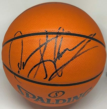 dennis rodman autographed basketball