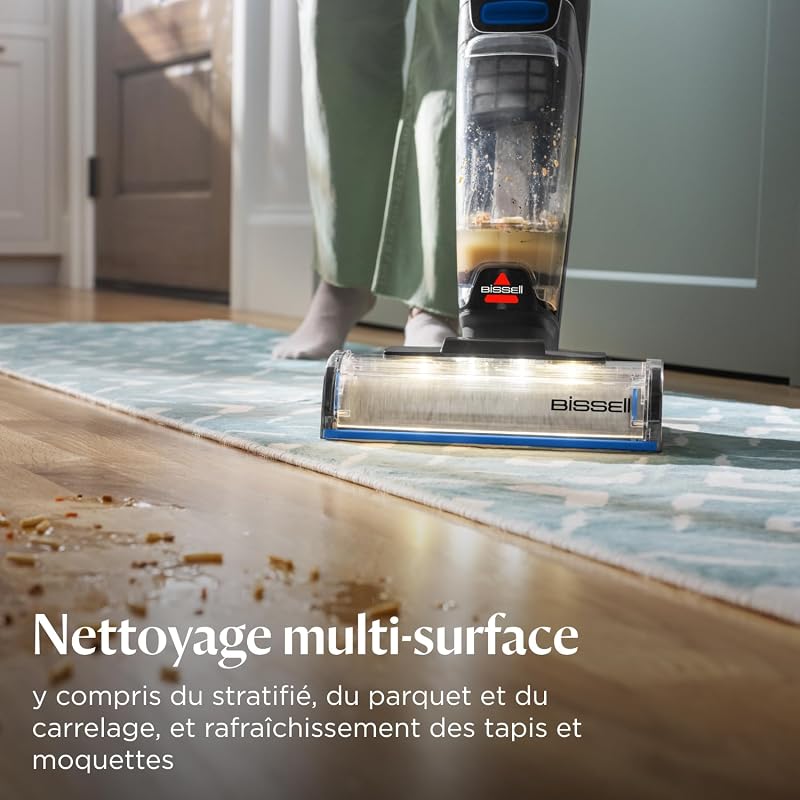 CrossWave OmniFind Aspirateur Balai Laveur sans Fil 4006N