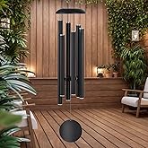 Large Wind Chimes for Outside Deep Tone, Memorial Sympathy Gifts for Loss of Loved One,48" Wind Chime with 6 Heavy Tuned Aluminum Tubes Outdoor Clearance for Garden,Yard,Patio & Lawn