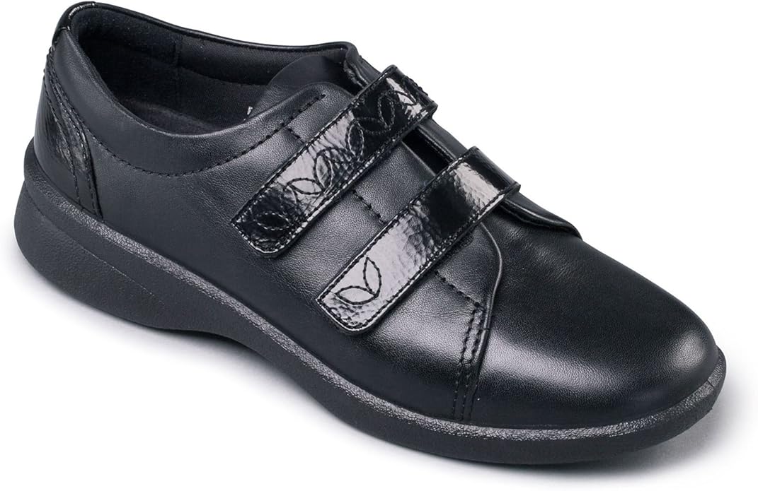 Padders Womens Ladies Shoes Revive 2 Leather Upper Extra Wide EEE