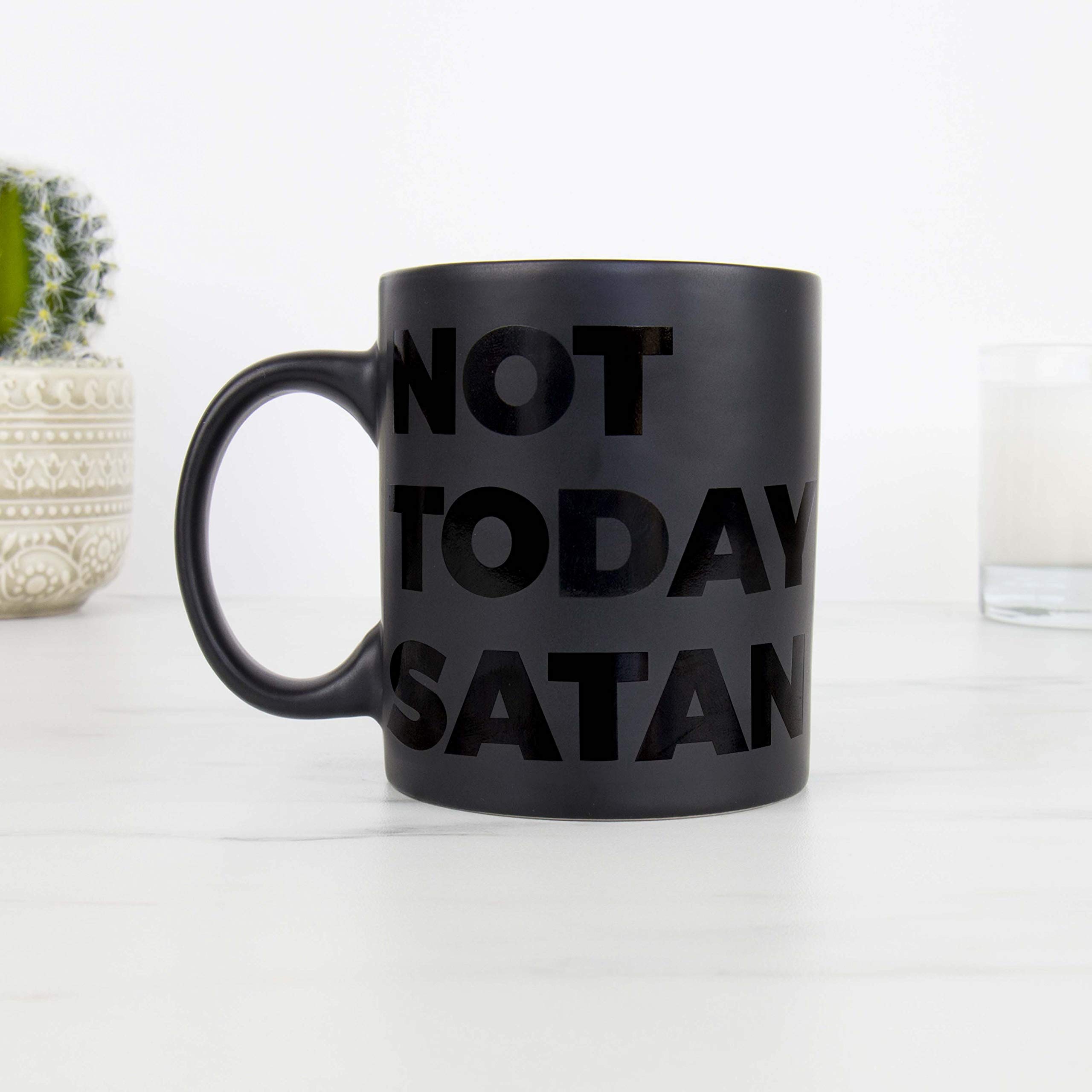Gift Republic Not Today Satan Mug Black