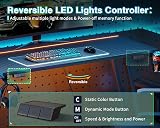 ODK Gaming Desk with LED Lights Carbon Fiber Black 100 cm view 5