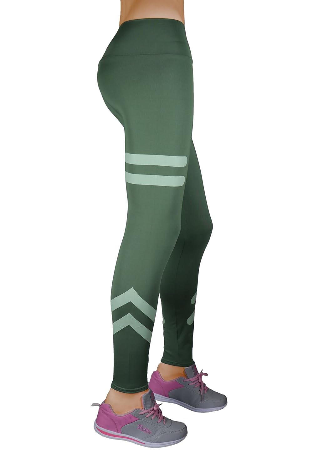 isweven women's girls gym fitness tights | fitted athletic leggings | yoga pants | stretchable track pants | zumba aerobics leggings (6005-06)