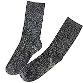 CENAST 2 Pairs Women's Novelty Glitter Ankle Socks Casual Ladies Bright Retro Sox Piles Sock