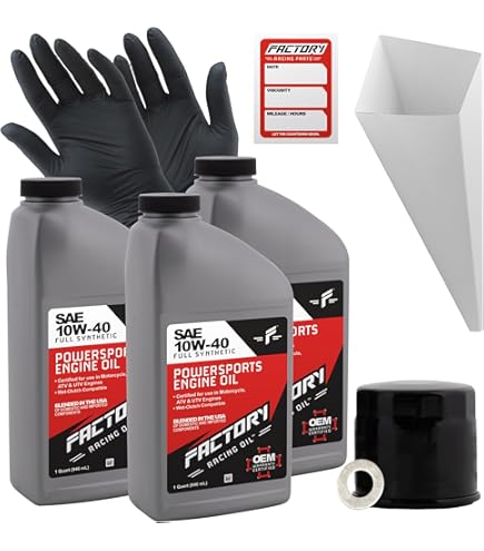 Amazon.com: Cyclemax Full Synthetic Oil Change Kit