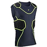 CHAMPRO Bull Rush Football Compression Shirt with Integrated Cushion System
