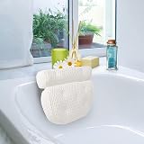 AIBAOBAO Bath Pillow for Head Neck Shoulder 4D Air Mesh 7 Suction Cups Hot Tub view 7
