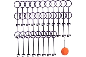 Purple Pigeon Hooks 30PCS Clay Pigeon Hooks Abs Hanging Clay Target Holder for Practice Work.