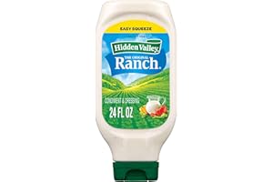 Hidden Valley Original Ranch Condiment and Dressing, Easy Squeeze Bottle, 24 Fl Oz (Package May Vary)