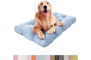 Lsjoaw Dog Crate Pad 55x40x6cm/22X16X2.4in Pet Bed Kennel Carrier Mat Ultra-Soft Anti-Slip Dog Pillow Mat Small/Medium/Large 