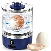 Electric Egg Peeler for Hard Boiled Eggs, 6s Shell Cracking, Automatic One-Touch Egg Shell Remover &amp; Opener, Compact Egg Cracker &amp; Sheller for Fitness, Picnic, Meal Prep, Salads, Deviled Eggs, Blue