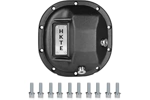 HKTE TOOLS&EQUIPMENT HKTE Gear & Axle Differential Cover Hardcore Nodular Iron Compatible with Ford 8.8"