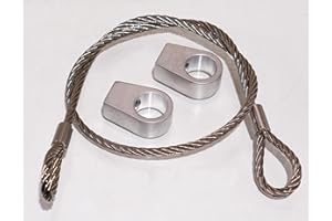 High Desert Solutions Polaris Dump Bed Strut Rod End Replacement Parts (Check Fitment Below) (8mm (Qty 2) with Cable)