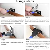 Gekufa Trim Puller Pry Bar Tile Removal Tool 29.8x10.4x10.1 cm Blue view 7