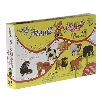 Mansa jis DIY Mould n Paint Set- Animals