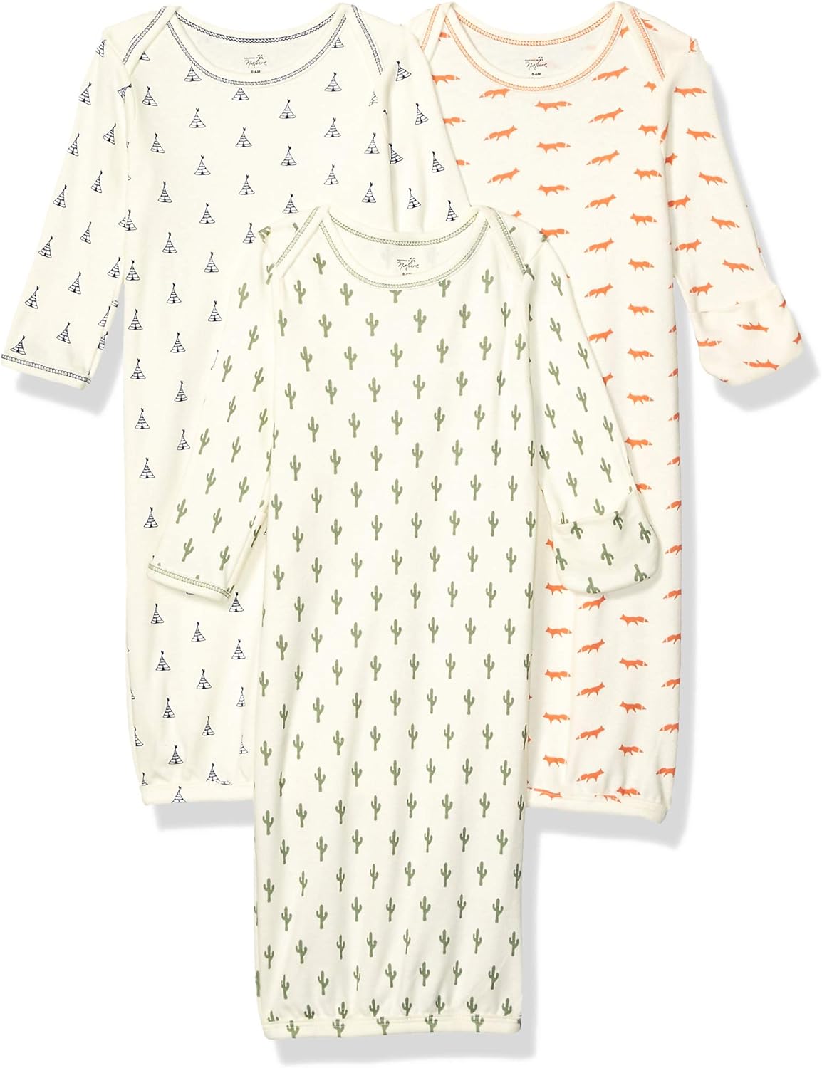 Touched by Nature Baby Organic Cotton Gowns
