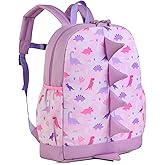 VASCHY Dinosaur Toddler Backpack, Cute Little Boys Girls Kids Schoolbag Bookbag w Chest Strap