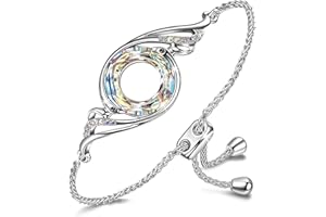 Kate Lynn ♥ Rise From the Ashes Phoenix Bracelet Made with Crystals from Austria, Adjustable Slider Bracelet for Women, Packaged with Jewelry Box, Birthday Gift for Women, Symbol of Luck and Renewal