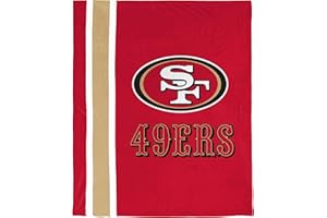 FOCO NFL Plush Soft Micro Raschel Throw Blanket, 50 x 60 San Francisco 49ers