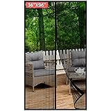 Magnetic Screen Door Mesh Curtain Fits Door Size